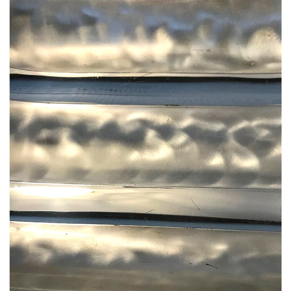 Vintage 1950s WMF-IKORA Silver Plate Footed Serving Tray Swirl Brushed Finish - Picture 12 of 12